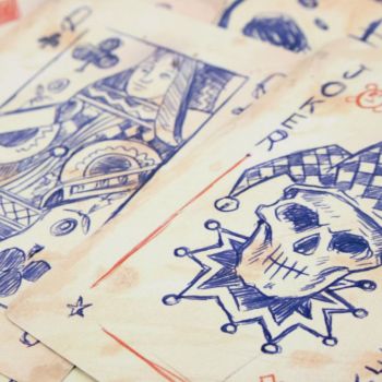 Preview: Homey´s® Kartenspiel by Schiffmacher – 54 handgezeichnete Karten in Premiumqualität